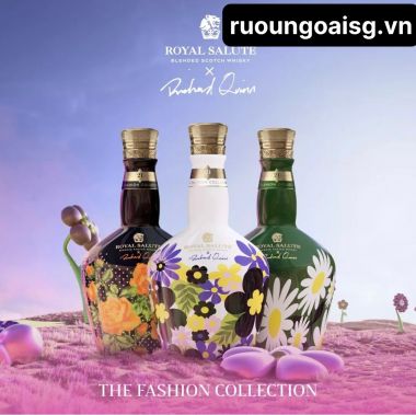 Rượu Whisky Royal Salute 21 Year Old Richard Quinn Trăm Hoa Phiên Bản Hộp Quà Tết Chivas 2024