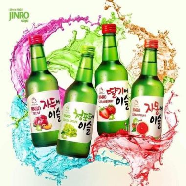 Rượu soju Jinro Yogurt vị sữa chua 12% chai 360ml