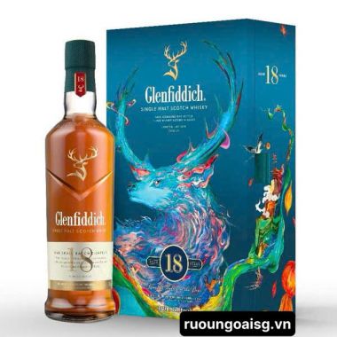 Rượu Whisky Glenfiddich 18 - Hộp Quà Tết 2025