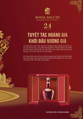 Rượu Whisky Royal Salute 24 - chivas 24  - Hộp Quà Tết 2025
