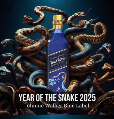 Johnnie Walker Blue Label x James Jean - Hộp Quà Tết Ất Tỵ 2025