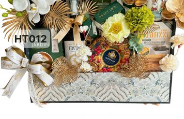 GIỎ QUÀ TẾT BÁNH KEỌ NHẬP 2025 bk25-04 -RƯỢU NGOẠI SG