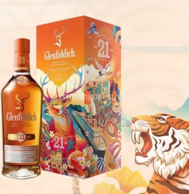 Glenfiddich 21 Năm - Hộp Quà Tết 2023