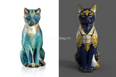 Rượu Mèo Vàng Ai Cập Sứ Quý Mão 2023 - Royal Darius XO VIP 1500ml - Mèo Doha