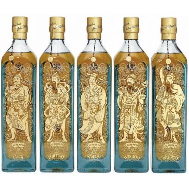 Johnnie Walker Blue Label Five God of Wealth - Ngũ Lộ Thần Tài