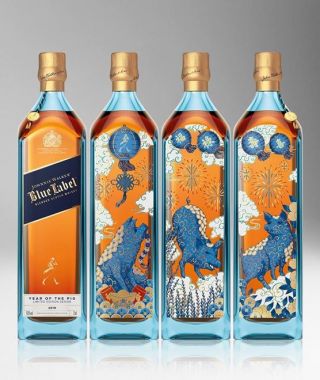 Johnnie Walker Blue Year Of Pig con Heo F19
