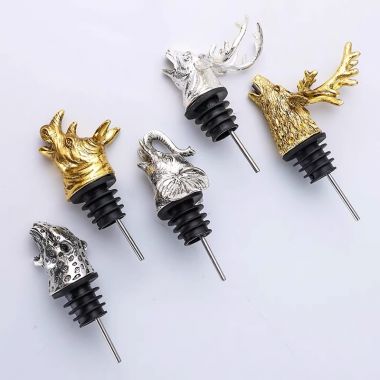 Nắp Rót Rượu Đầu Động Vật 