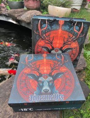 Set rượu JAGERMEISTER kèm 2 ly