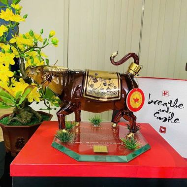 RƯỢU TRÂU ĐÔNG HỒ ROYAL RICH XO 23K GOLD