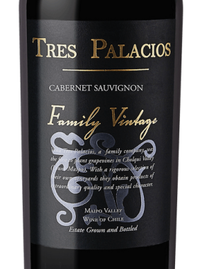 Rượu Vang Đỏ Chile TRES PALACIOS FAMILY VINTAGE CABERNET SAUVIGNON