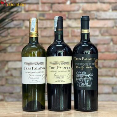 Rượu Vang Đỏ Chile TRES PALACIOS FAMILY VINTAGE CABERNET SAUVIGNON