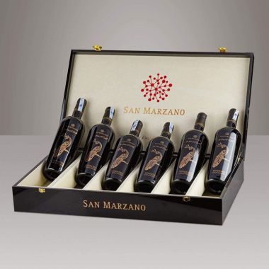 Hộp quà vang con công Vindoro Gold 24 Karat – Ý