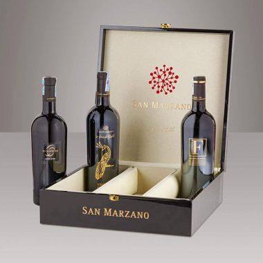 Hộp quà vang con công Vindoro Gold 24 Karat – Ý