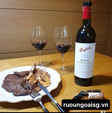 Vang Úc Penfolds Bin 8