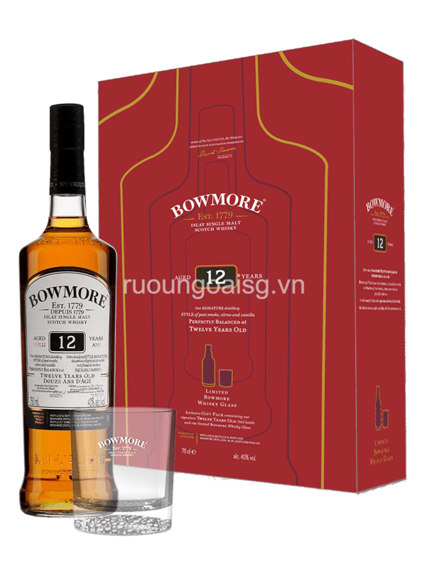 BOWMORE 12 NĂM - HỘP QUÀ TẾT 2023