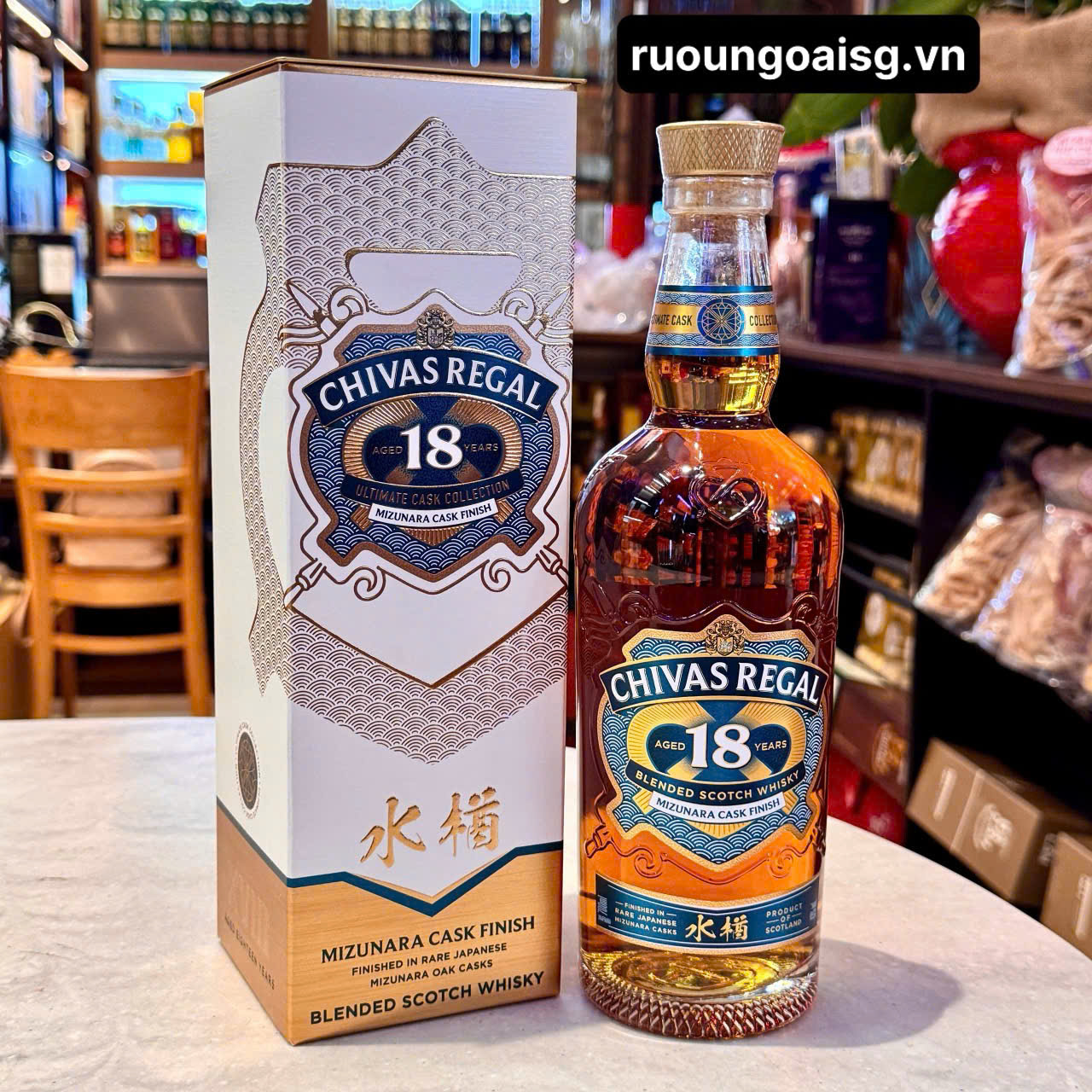 Chivas 18 YO Mizunara Cask Finish Nhật 2025
