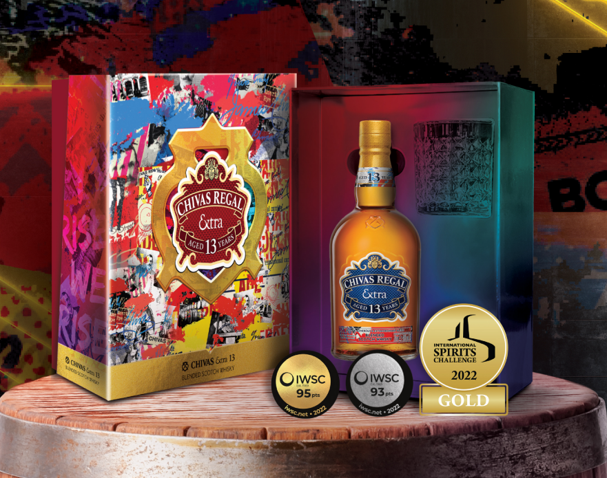 Chivas 13 Extra American Rye Casks (Xanh)