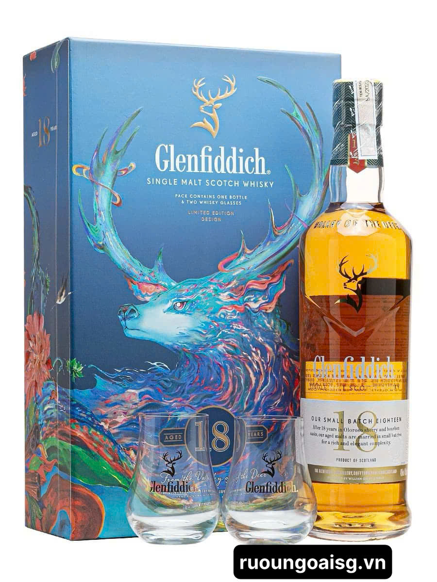Glenfiddich 18 hộp qua 2025
