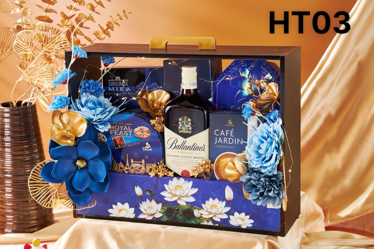 GIỎ QU&Agrave; TẾT B&Aacute;NH KEỌ NHẬP 2025 bk25-01 -RƯỢU NGOẠI SG