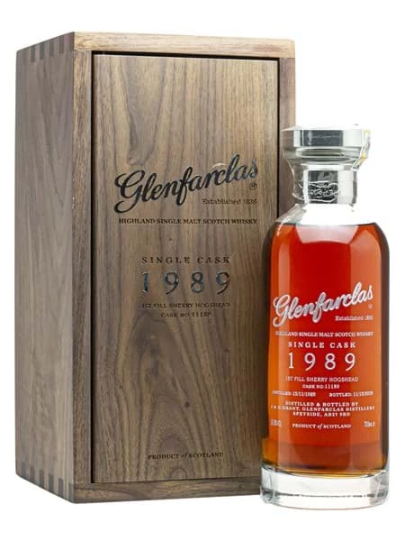 GLENFARCLAS 1989 - SINGLE CASK DECANTER RƯỢU NĂM SINH 