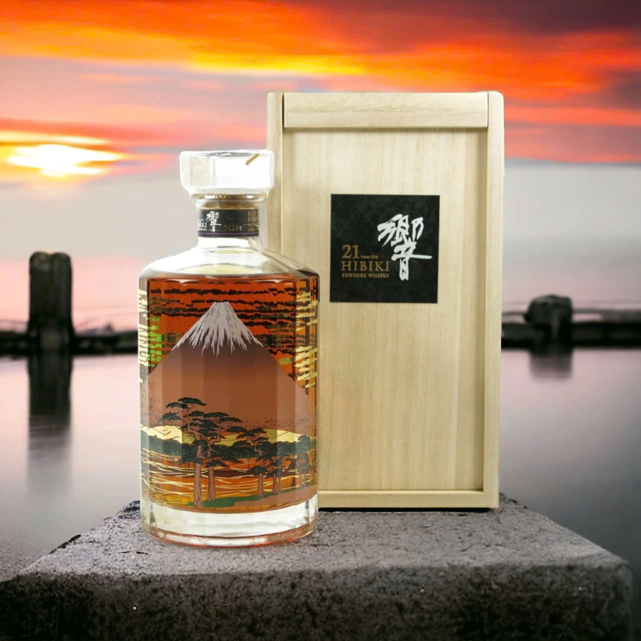Rượu Whisky Nhật Hibiki 21 Year Old Mount Fuji Limited Edition