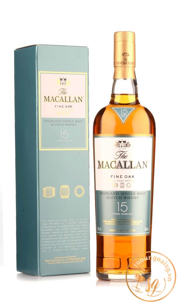 RƯỢU MACALLAN 15 FINE OAK