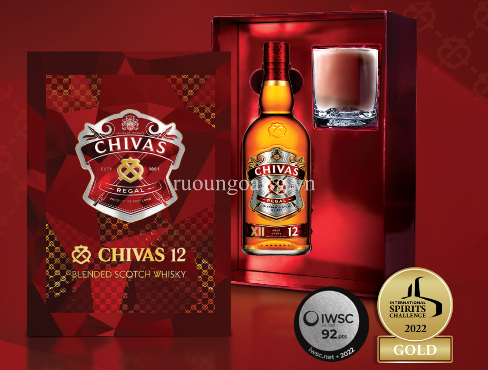 CHIVAS 12 NĂM - HỘP QUÀ TẾT 2023
