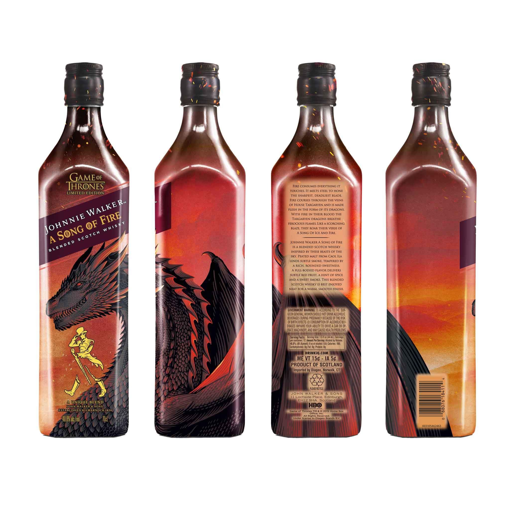 Johnnie Walker Game of Thrones A Song of Fire