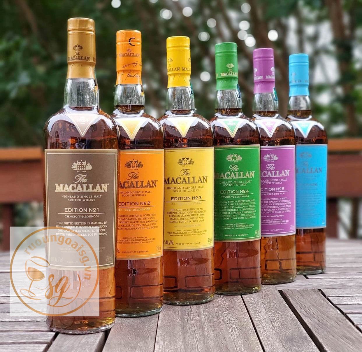 MACALLAN EDITION NO.1-2-3-4-5-6