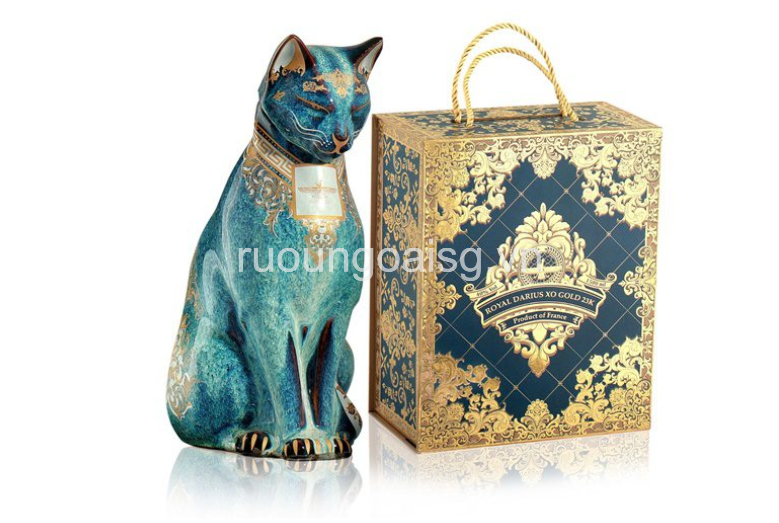 Rượu M&egrave;o Royal Darius Brandy XO Gold 23K