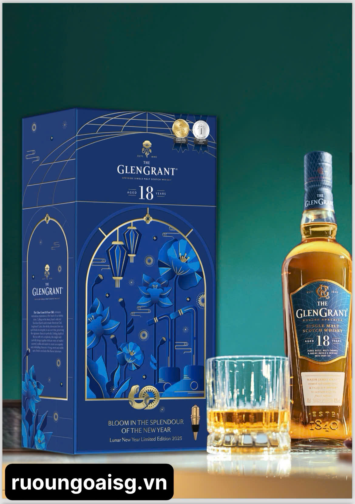 Whisky Glen Grant 18 - Hộp Quà Tết 2025