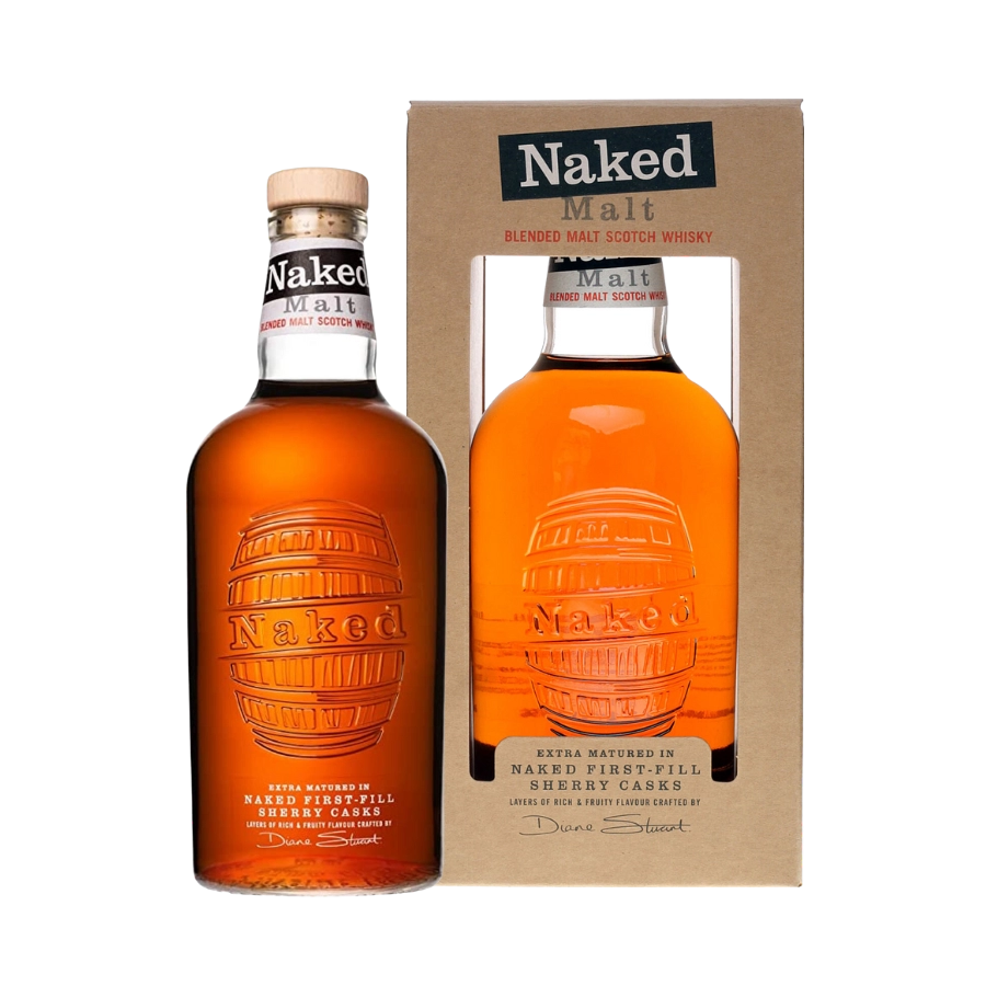 Rượu Whisky The Naked Malt Kèm Hộp Quà Phiên Bản Tết 2025