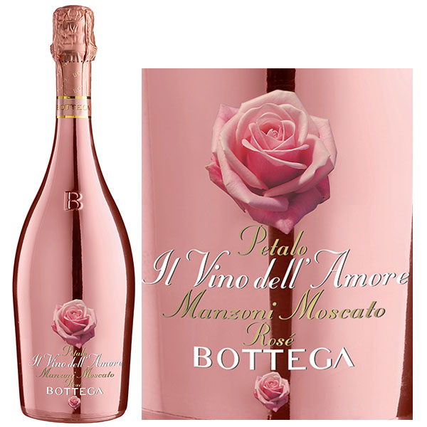 Vang nổ Ý Bottega Petalo Manzoni Moscato Rosato