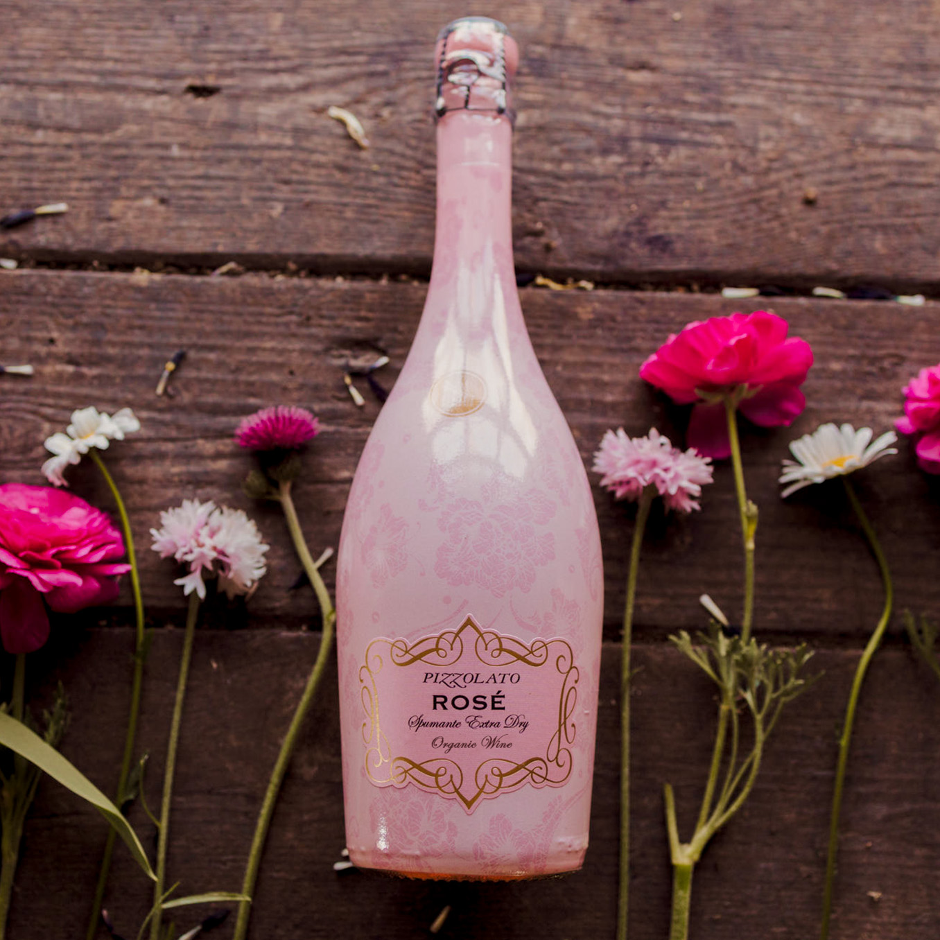 Vang sủi Ý Pizzolato Spumante Rose 