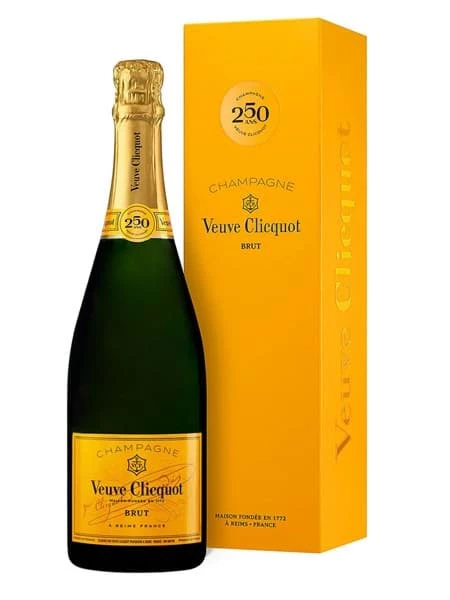 CHAMPAGNE VEUVE CLIEQUOT YELLOW LABEL - 250TH ANNIVERSARY EDITION