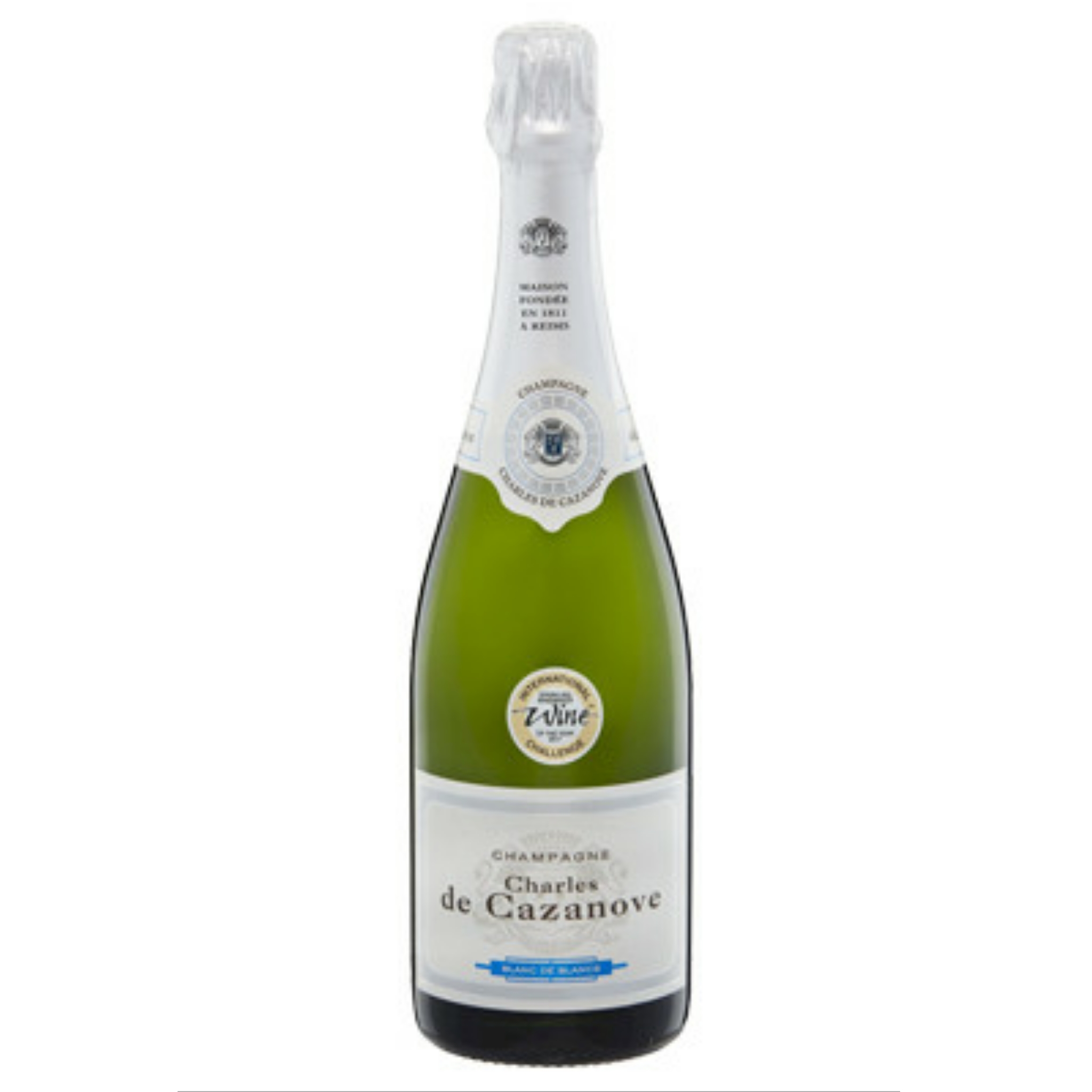 RƯỢU VANG PHÁP CHAMPAGNE CHARLES DE CAZANOVE BRUT BLANC DE BLANCS