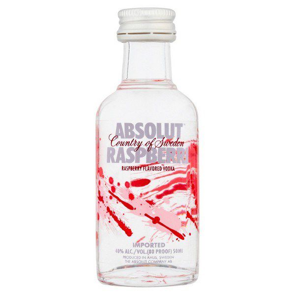 Rượu mini Absolut Raspberri 50ml (Dâu)